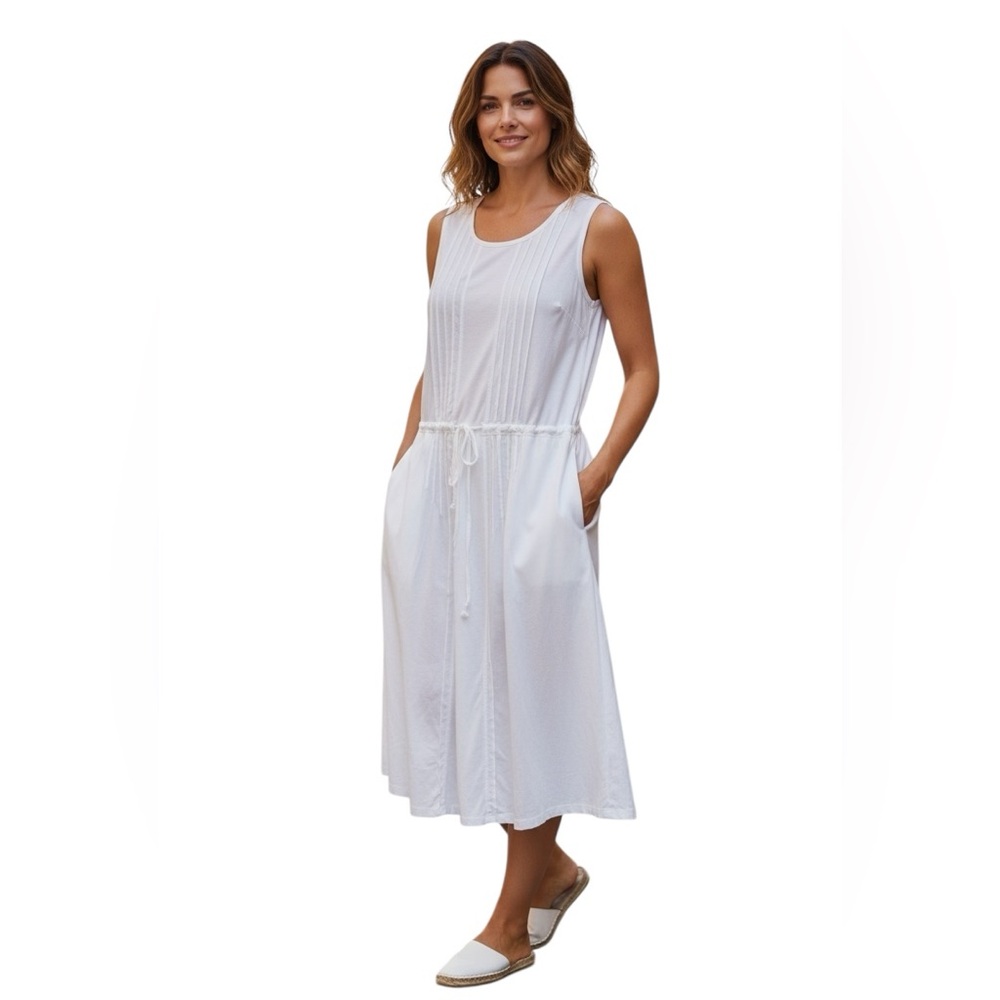 Theory boho bohemian Sleeveless cotton coastal core Dress